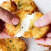 Breaded Cheddar With Mozzarella and Onion