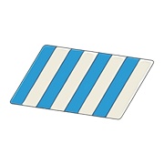 Blue Stripes Rug