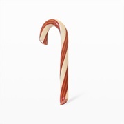 Hammonds Candies Organic Strawberry Candy Cane