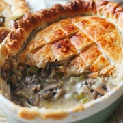 Mushroom & Leek Pie