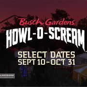 Busch Garden's Howl-O-Scream