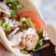 Chicken Salad Flatbread