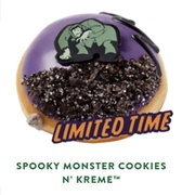 Spooky Monster Cookies N' Kreme Doughnut