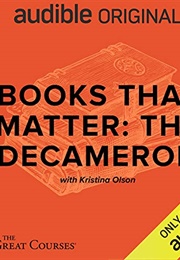 Books That Matter: The Decameron (Kristina Olson)