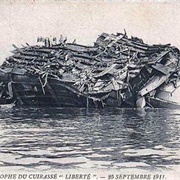 French Battleship Liberté Exploded 1911