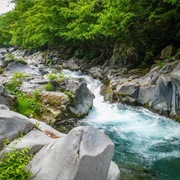 Kanmangafuchi Abyss, Nikko, Japan