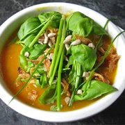 Pumpkin Soup With Basil & Chives