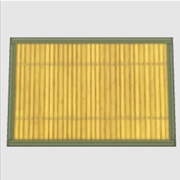 Light Bamboo Bath Mat