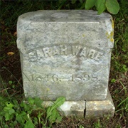 Grave of Sarah Ware