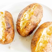 Grilled Potato With Butter