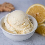 Lemon Ginger Ice Cream