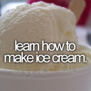 Learn How to Make Ice Cream