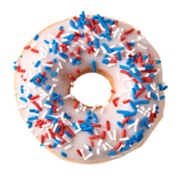 Krispy Kreme Sprinkled Ring