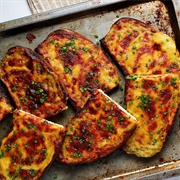 Cheese on Toast With Lyutenitsa