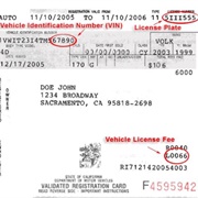 Vehicle Registration