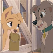 Scamp & Angel (Lady and the Tramp II: Scamp's Adventure, 2001)