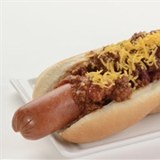 Walt's Chili-Cheese All-Beef Foot-Long Hot Dog