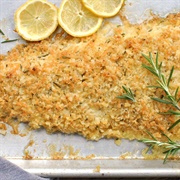 Parmesan Encrusted Fresh Caught Halibut