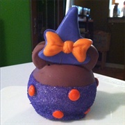 Goofy's Candy Company Minnie Halloween Caramel Apple