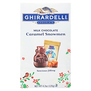 Ghirardelli Milk Chocolate Caramel Snowmen