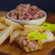 Deviled Ham on Toast