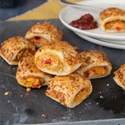 Feta and Red Pepper Veggie Rolls
