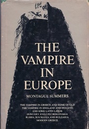Vampire in Europe (Montague Summers)