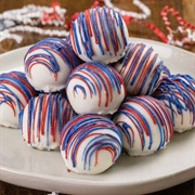 4 Rivers Smokehouse Red, White & Blue Cake Balls