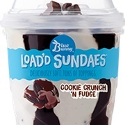 Blue Bunny Cookie Crunch Fudge Sundae
