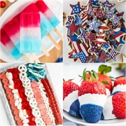 Eat Red, White, and Blue Foods