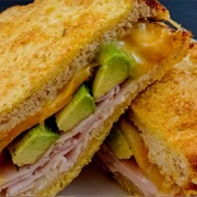 Avocado Turkey Ham and Cheese Toast