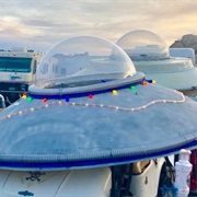 Coyote's Flying Saucer Retrievals and Repairs