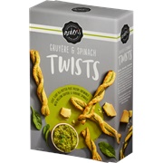 Gruyere and Spinach Twists