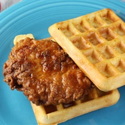 Chicken and Waffle Sandwich