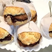 Sausage Jam Biscuit