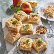 Pear Curd Slice