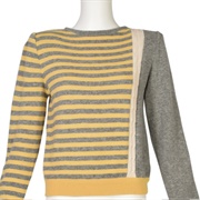 Gray & Yellow Stripe