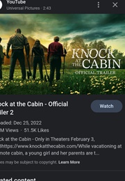Knock on the Cabin (2023)