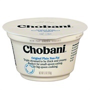 Chobani Plain Non Fat Greek