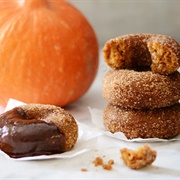 Pumpkin Churro Doughnuts