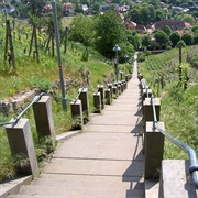Spitzhaus Treppe, Radebeul, Germany