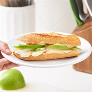 Apple, Brie, and Dijon Baguette Sandwich