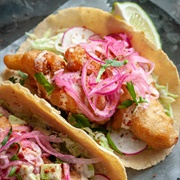 Baja Banana Blossom Tacos