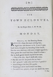 Town Eclogues (Lady Mary Wortley Montagu)