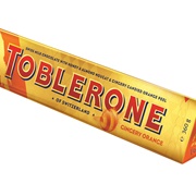 Toblerone With Honey Almond Nougat & Gingery Candied Orange Peel