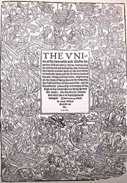 The Union of the Two Noble and Illustrious Families of Lancaster and York (Edward Hall)