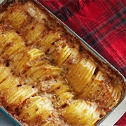 Hasselback Potato Gratin