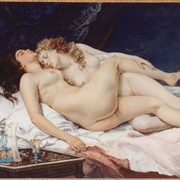 Śpiące - Gustave Courbet (Paryż, Petit Palais)