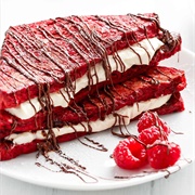 Red Velvet French Toast