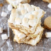 Toasted Marshmallow Cheesecake Bars